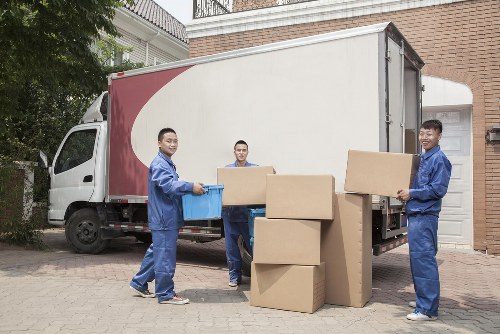 France Removal team preparing a move with protective gear